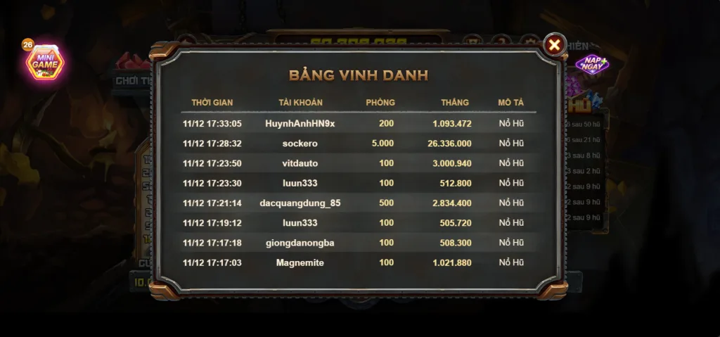 Vinh Danh Mỏ Đá Quý Betvip