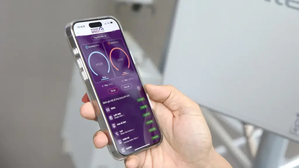 Mạng 5G Việt Nam lần đầu vượt 500 Mbps